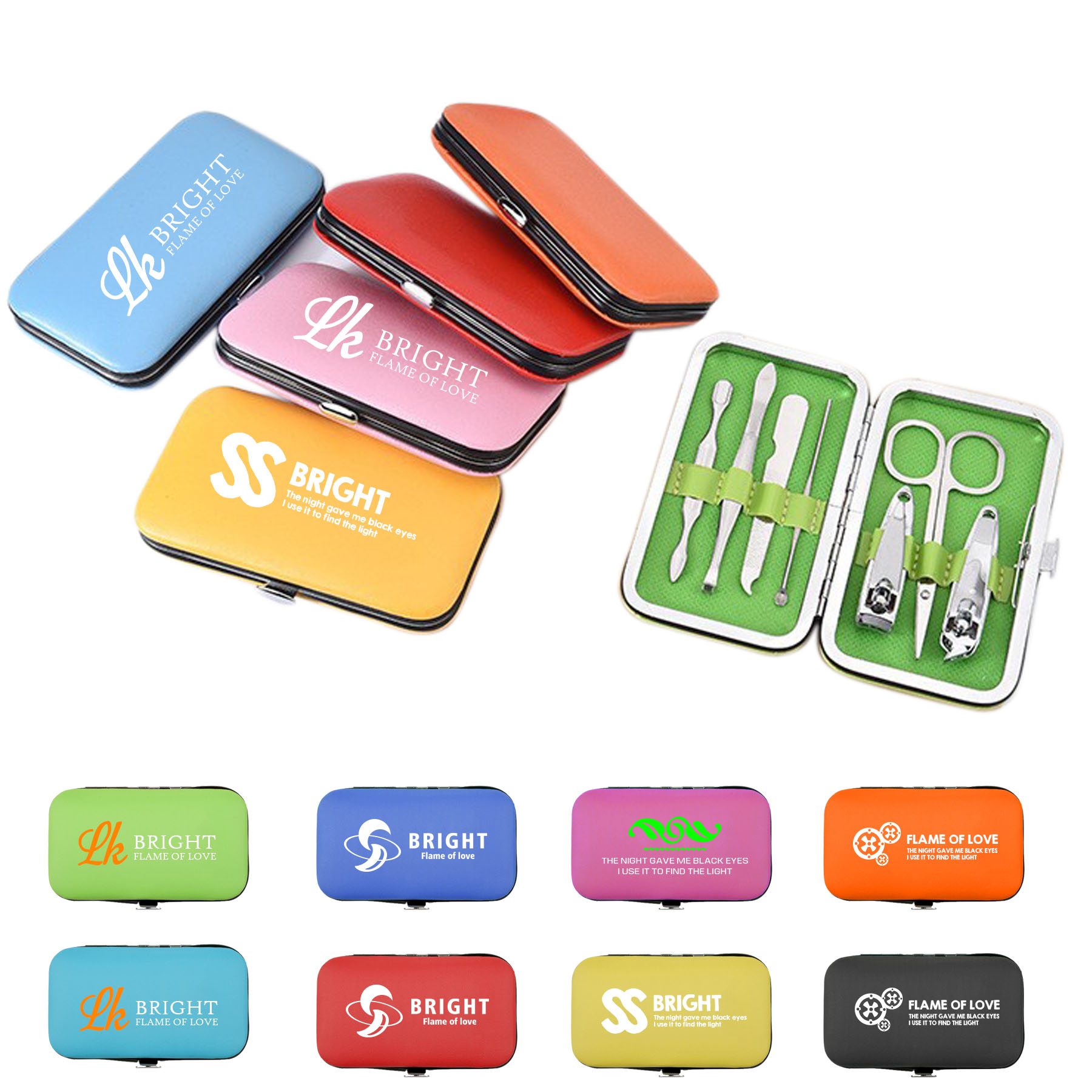 FlyFlyPromos - 7-in-1 Manicure &amp; Pedicure Set Image 1 - Promotional Product